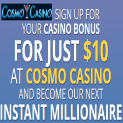 Cosmo Casino online millionaire bonus spins
