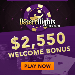 Desert Nights casino welcome bonus