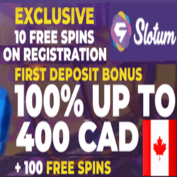 Slotum online casino deposit bonus, free spins