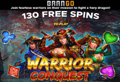 Brango Casino, Warrior Conquest free spins