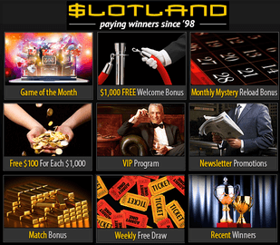 Slotland Casino bonuses, promotions