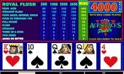 Aces and Faces - Microgaming video poker