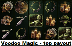 Voodoo Magic, top payout online slot